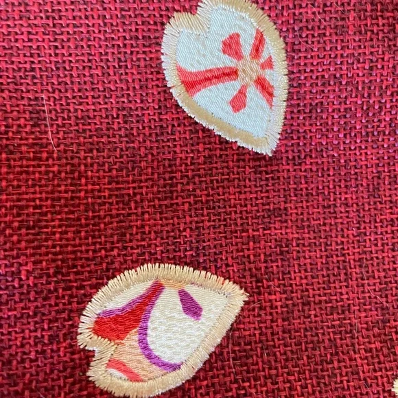 PRICE DROP! NWT Boho canvas shoulder bag with floral appliqués - Picture 8 of 16